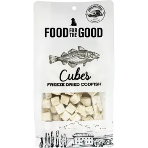 25% OFF: Food For The Good Codfish Cubes Freeze-Dried Treats For Cats & Dogs 50g