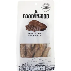 25% OFF: Food For The Good Duck Fillet Freeze-Dried Treats For Cats & Dogs 100g