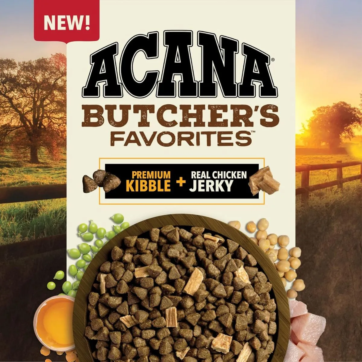 Acana Butcher's Favorites Free-Run Poultry & Liver Dry Dog Food 4lb