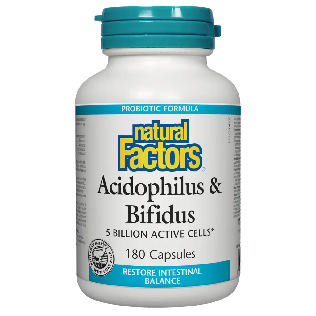 Acidophilus & Bifidus  5 Billion Active Cells Capsules