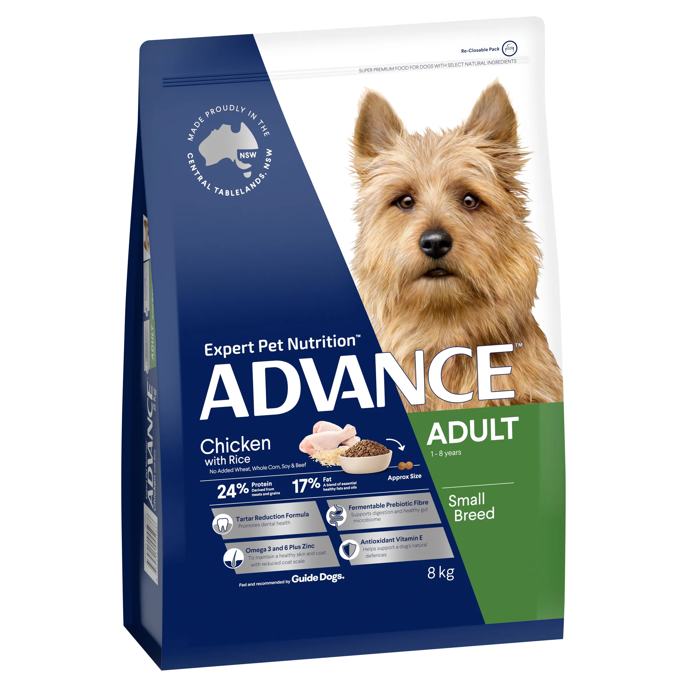 Advance Chicken and Rice Small Breed Adult Dry Dog Food