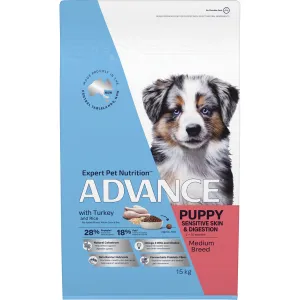 Advance – Puppy – Sensitive Skin & Digestion – Medium Breed