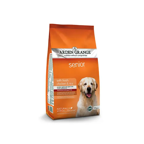 Arden Grange Senior Dog Chicken & Rice 12kg Dry Dog Food