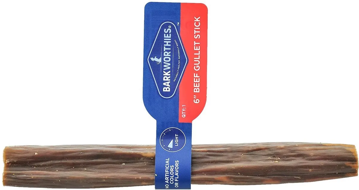 Barkworthies 6in Beef Gullet Stick Mini Case