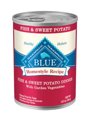 Blue Buffalo Fish and Sweet Potato Dinner with Garden Vegetables 12.5oz