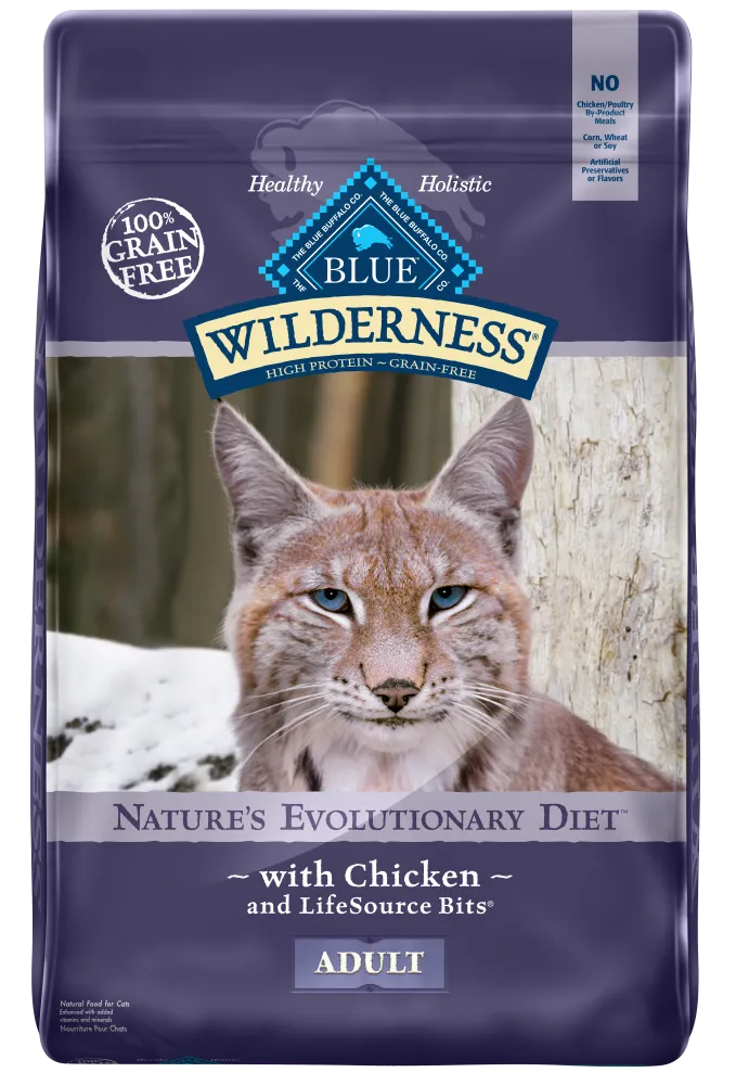 Blue Buffalo Wilderness Grain Free Chicken Recipe Dry Cat Food