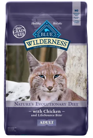 Blue Buffalo Wilderness High-Protein Grain-Free Adult Chicken Recipe Dry Cat Food