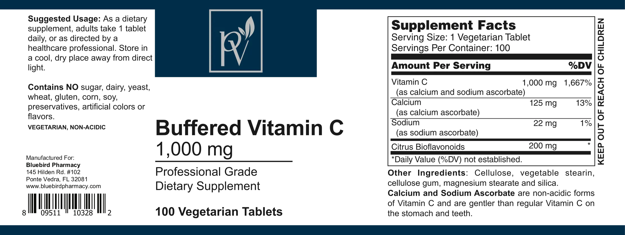 Buffered vitamin C 1000mg