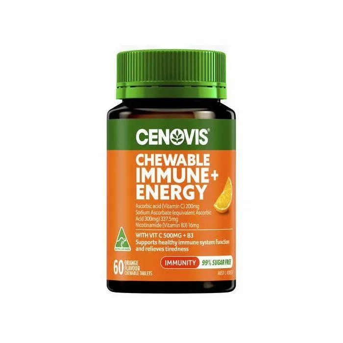 Cenovis Chewable Immune   Energy 60 Tablets