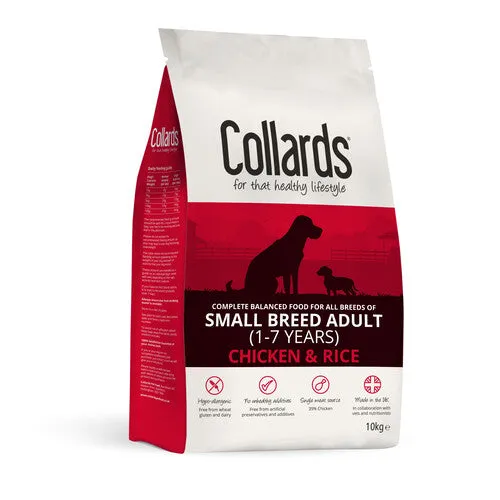 Collards Chicken And Rice Small Breed Adult Dry Dog Food - 10kg