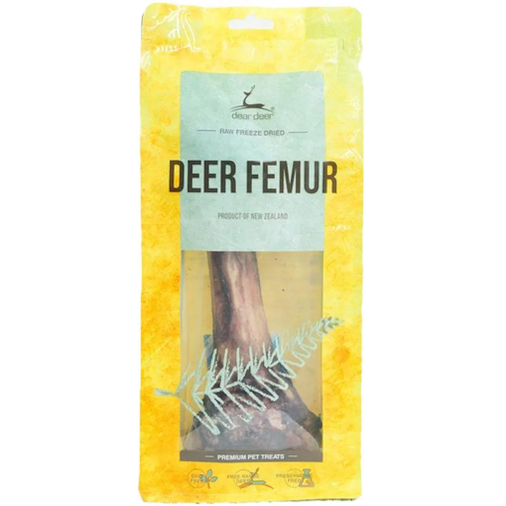 Dear Deer Deer Femur Freeze-Dried Dog Treat 1ct