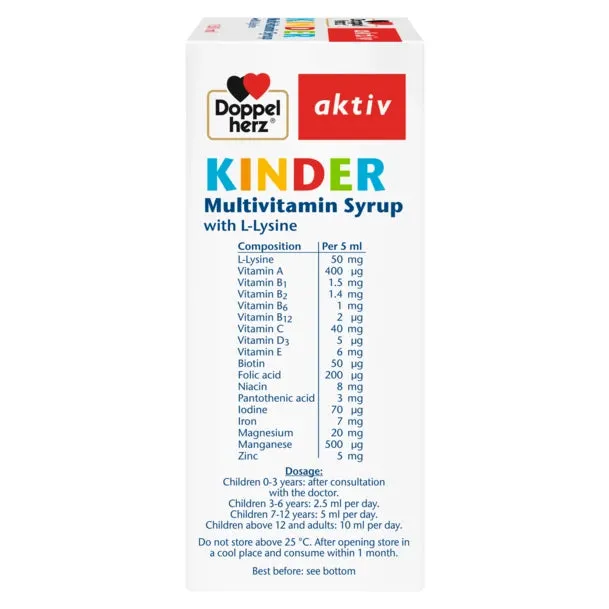 Doppelherz Aktiv Kinder Multivitamin Syrup 150 ml