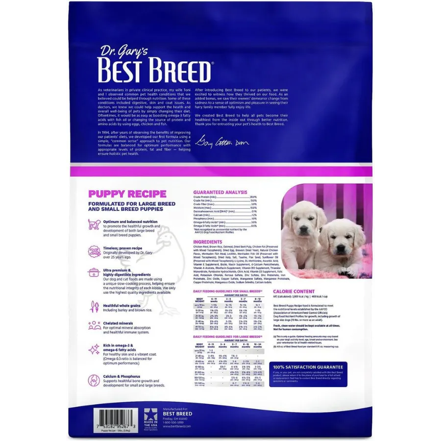 Dr. Gary's Best Breed Holistic Puppy Diet Dry Dog Food