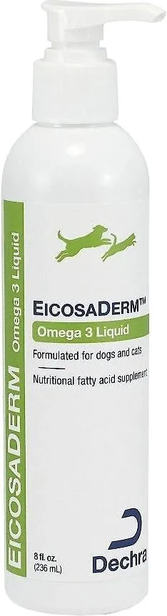 EicosaDerm Omega 3 Liquid Supplement for Dogs & Cats