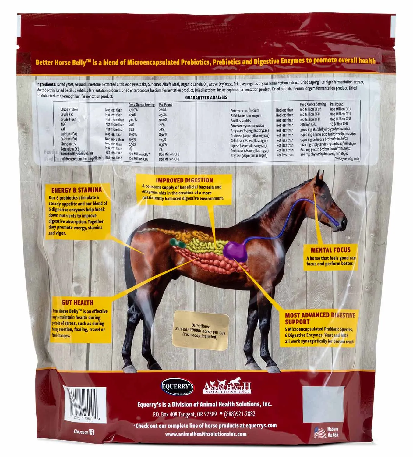 Equerry's Better Horse Belly, 3.2 lb