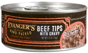 Evangers Beef Tips with Gravy Canned Cat Food