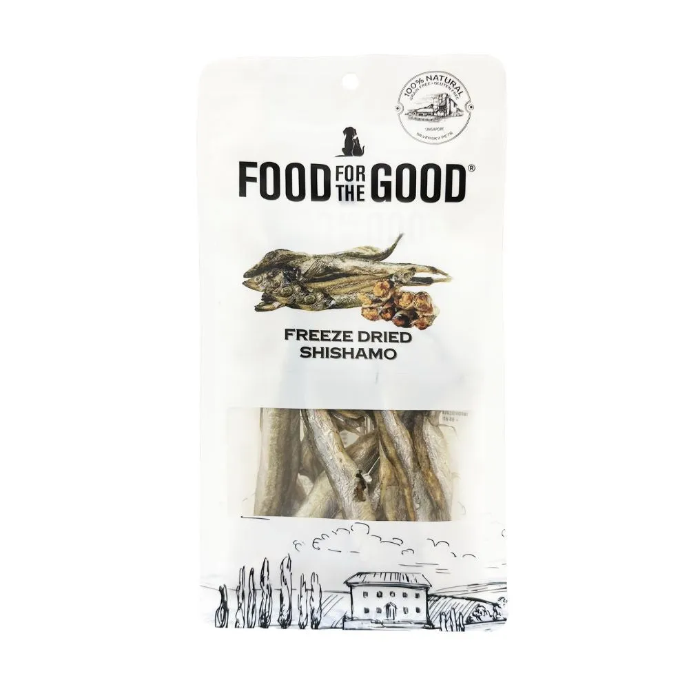 Food For The Good Dog & Cat Treats Freeze Dried Shishamo 50g