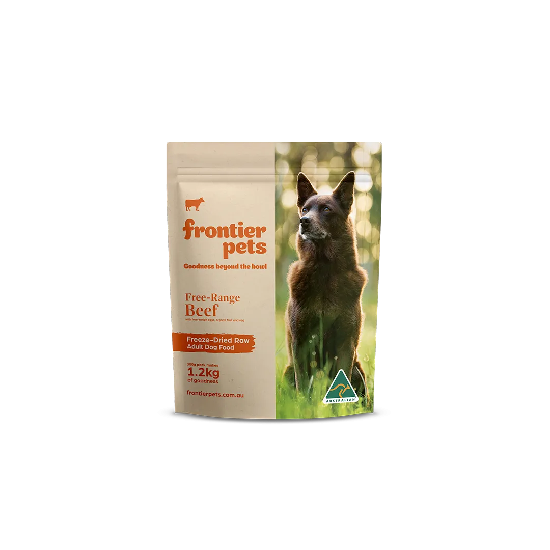 Free-Range Beef | Raw Freeze-Dried Dog Food