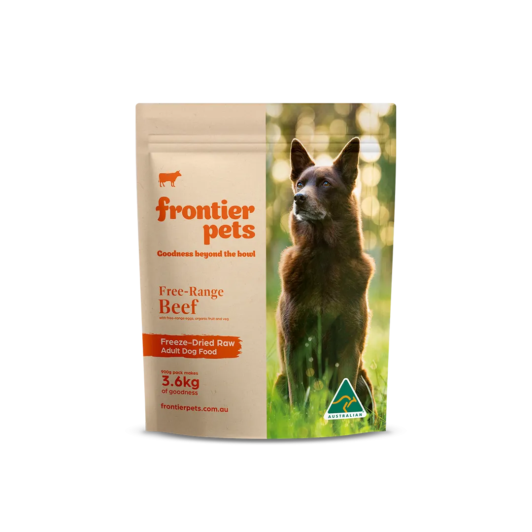 Free-Range Beef | Raw Freeze-Dried Dog Food