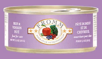 Fromm Four-Star Beef & Venison Pâté Wet Cat Food