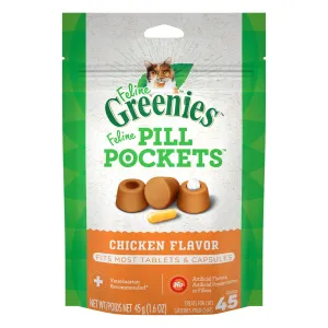 Greenies Feline Pill Pockets Cat Treats - Chicken