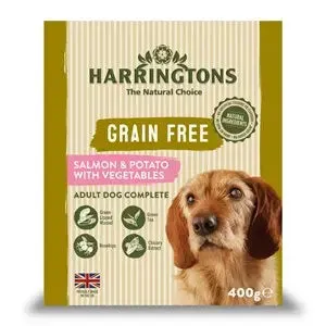 Harringtons Dog Wet Salmon & Potato 8x 400g