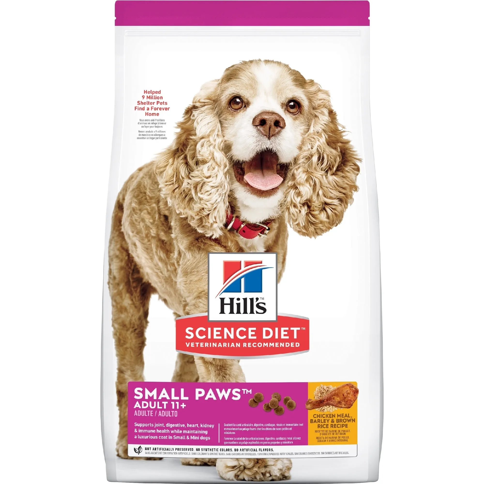 HILL'S SCIENCE DIET SMALL PAWS SENIOR ADULT 11  DRY DOG FOOD 2.04KG