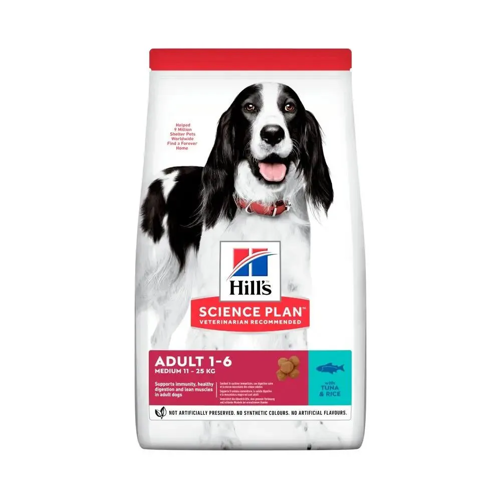 Hill's Science Plan Canine Adult Medium Breed Tuna & Rice Dry Dog Food