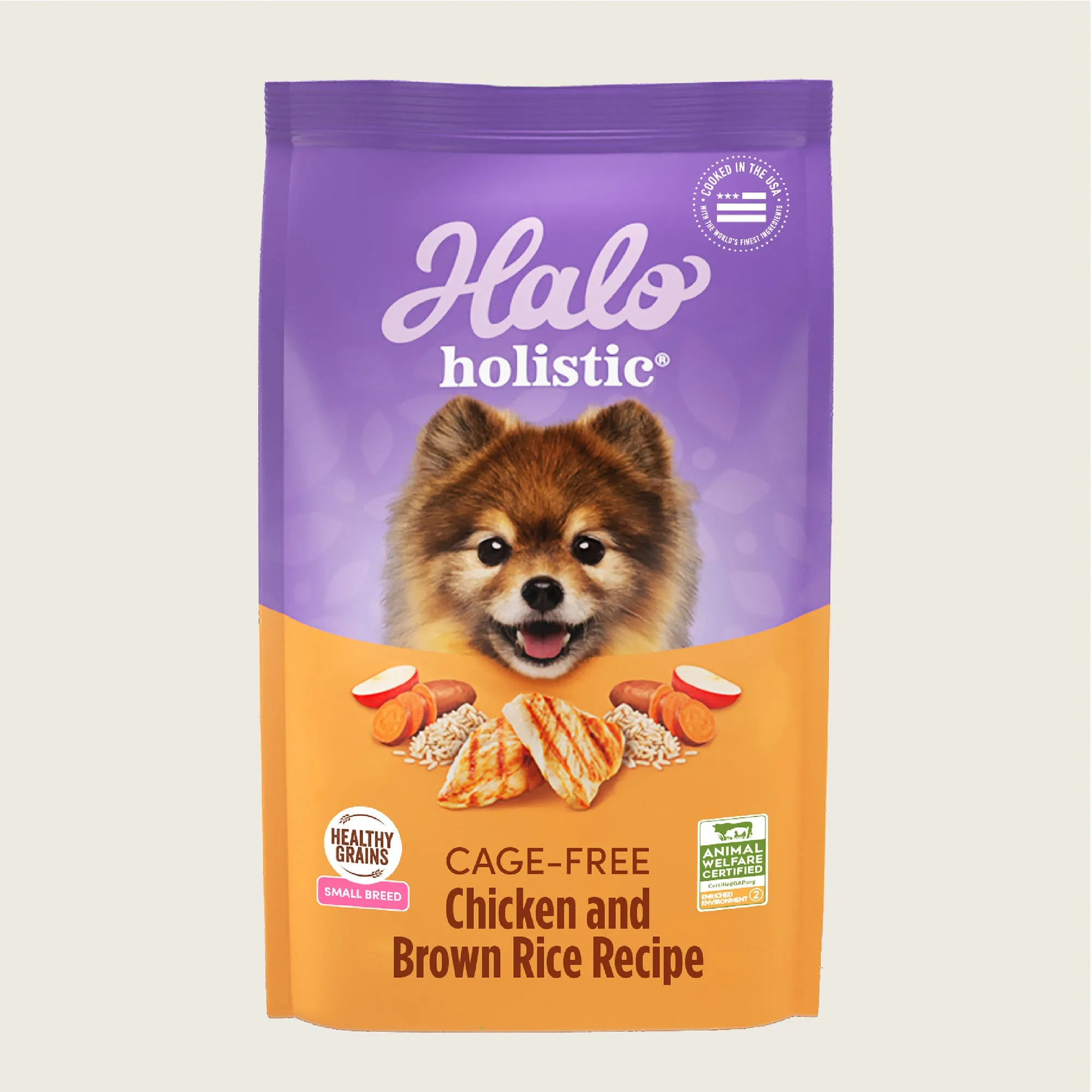 Holistic Cage-Free Chicken & Brown Rice Recipe Small Breed Dry Dog Food