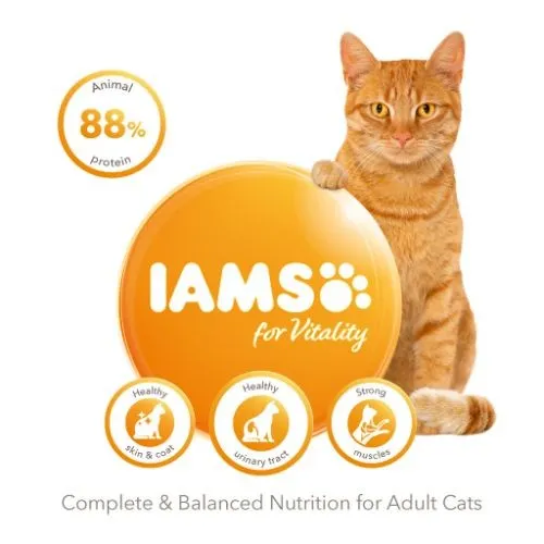 IAMS for Vitality Adult Dry Cat Food with Ocean Fish 2kg