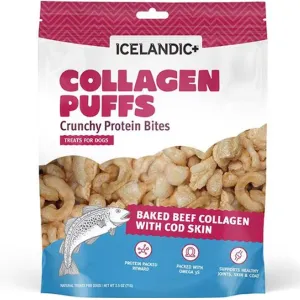 Icelandic  Collagen Puffs Dog Cod Skin 2.5 oz