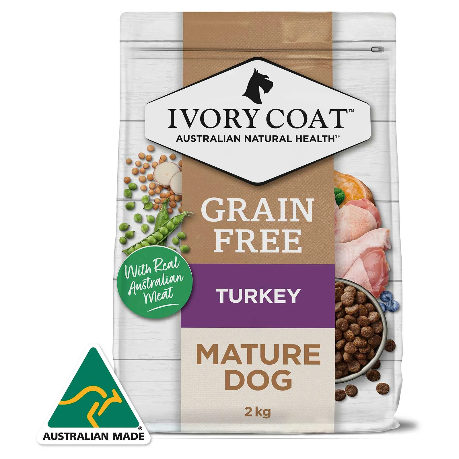 Ivory Coat Grain Free Dog Food Senior/Reduced Fat Turkey