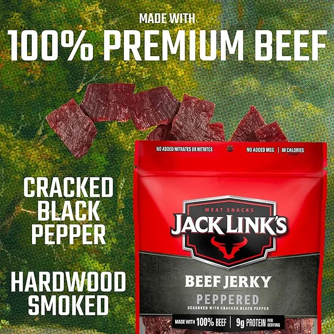 JACK LINK'S PEPPERED BEEF JERKY