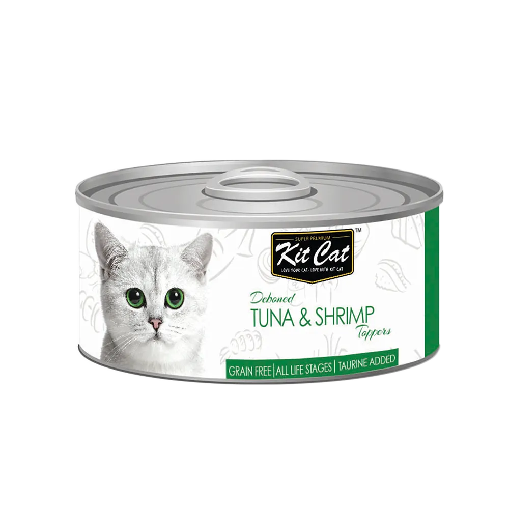 Kit Cat - Deboned Tuna & Shrimp Toppers (Wet Cat Food)