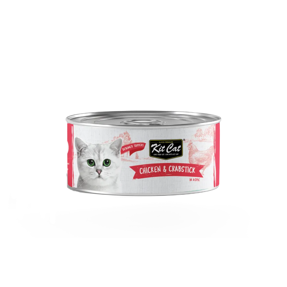 KitCat Super Premium Deboned Chicken & Crabstick Toppers 80g