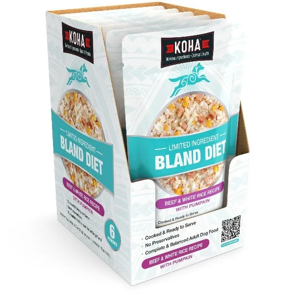 KOHA Limited Ingredient Bland Diet Beef & White Rice Recipe for Dogs