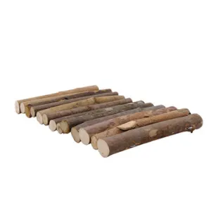 Living World Tree House Real Wood Logs - Medium