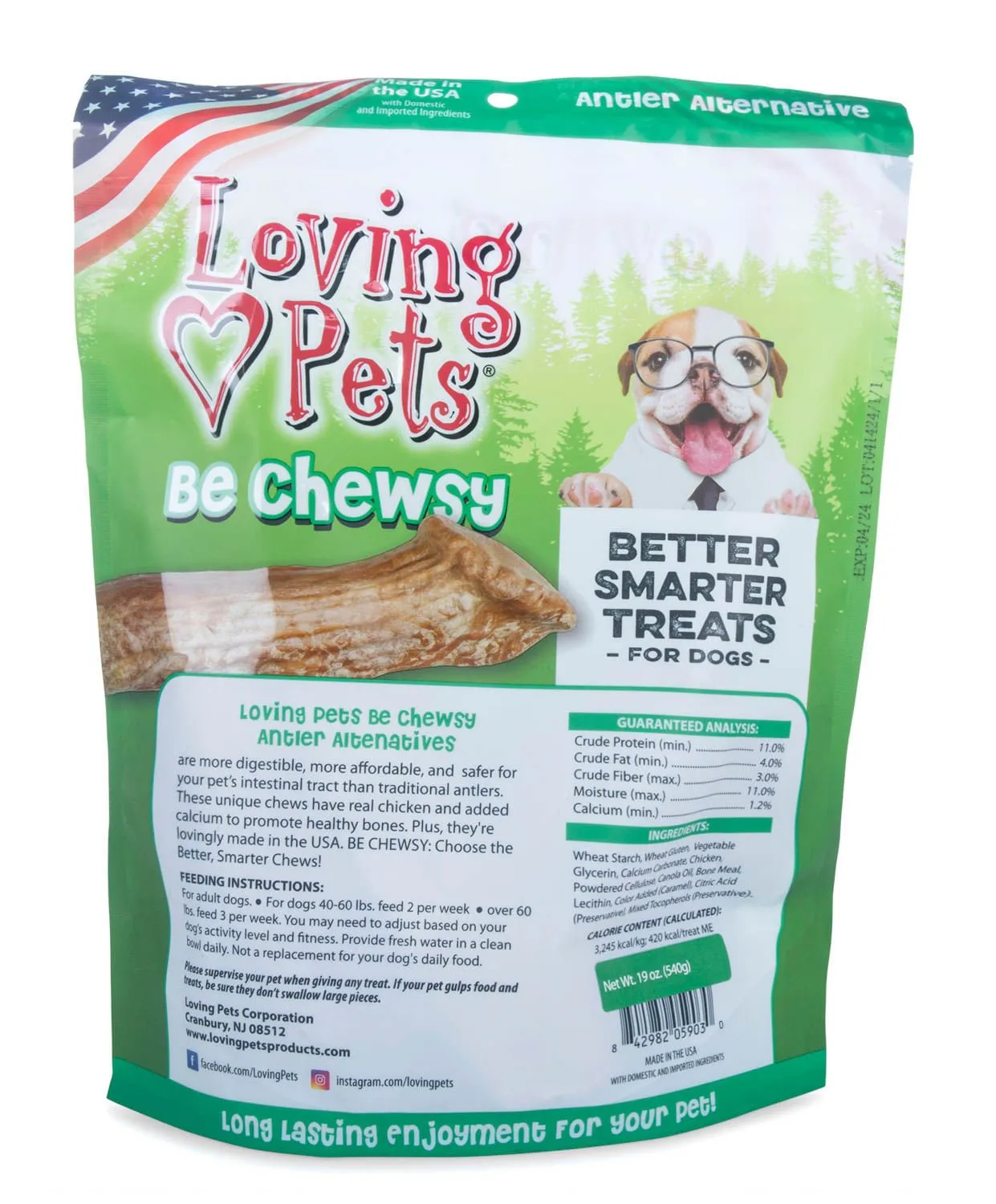 Loving Pets Be Chewsy Antler Chew Alternatives