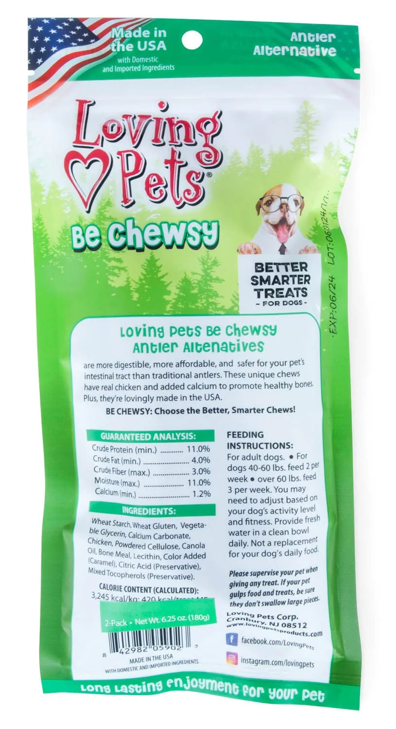 Loving Pets Be Chewsy Antler Chew Alternatives