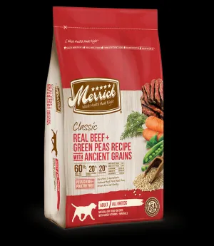 Merrick Beef & Green Pea with Ancient Grains Dry Dog Food 4lb