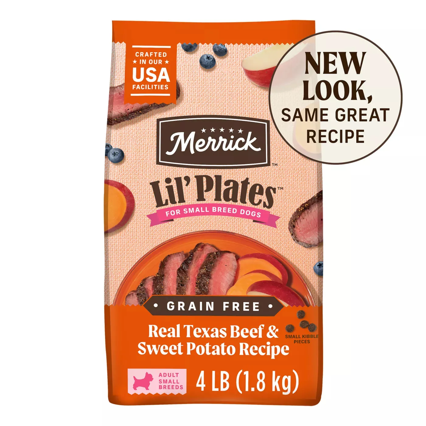 Merrick Lil Plates Texas Beef & Sweet Potato Dry Dog Food