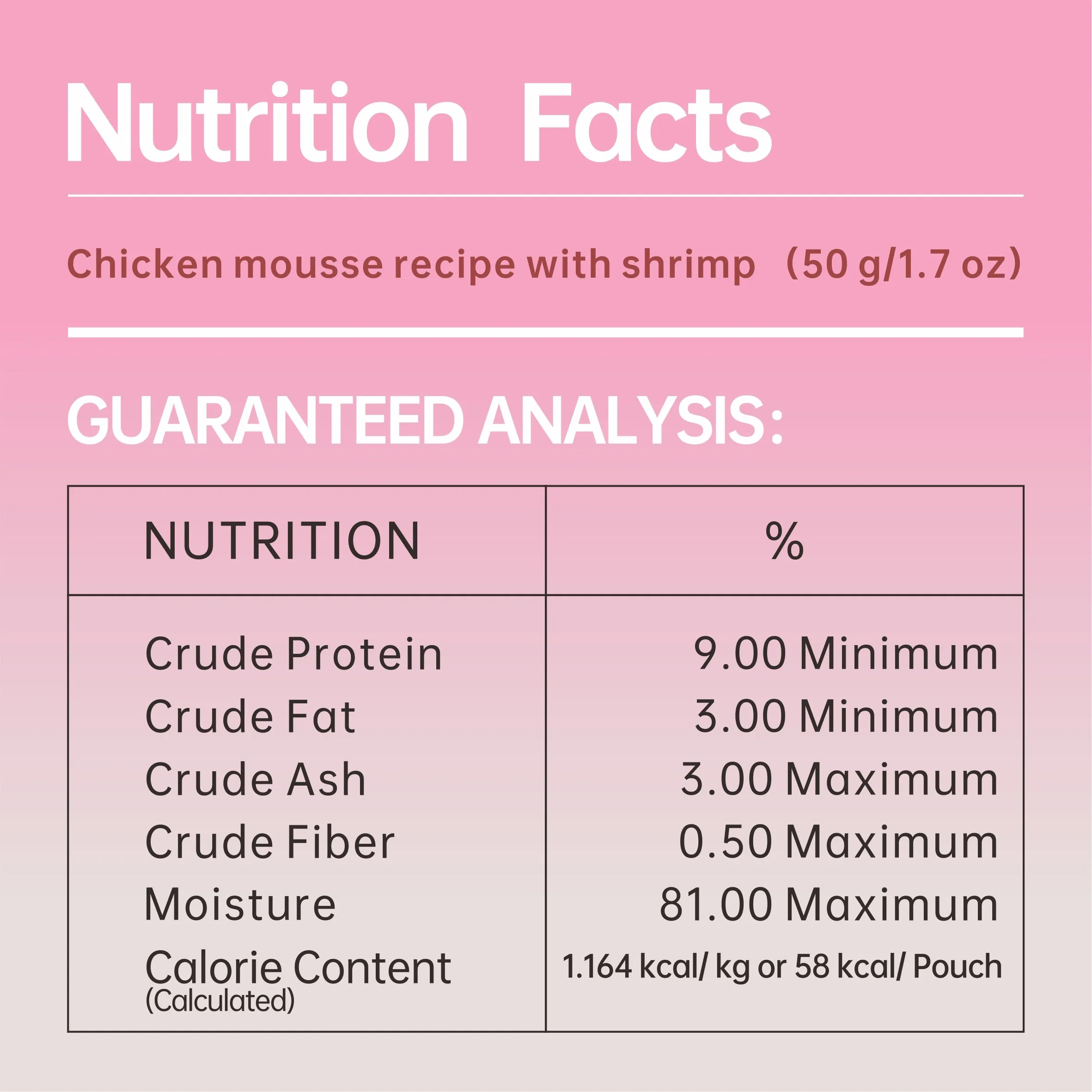 Michu Rainbow Mousse Chicken With Coconut & Shrimp Flavour Cat Wet Food 50g x 10