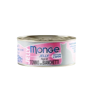 Monge Cat Jelly Yellowfin Tuna with Whitebait 80g