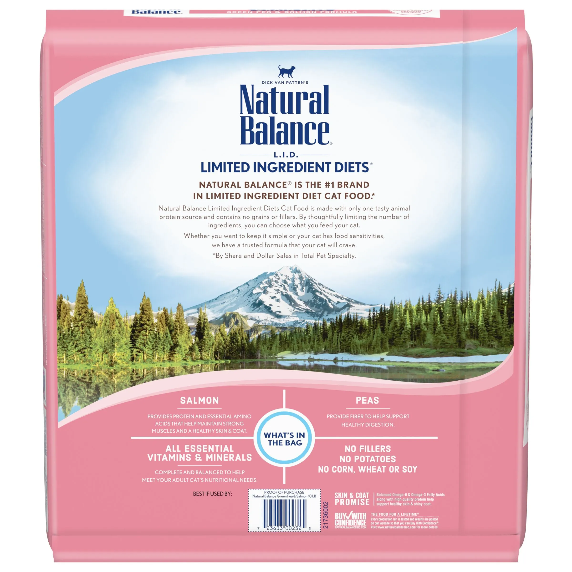 Natural Balance® Limited Ingredient Grain Free Salmon & Green Pea Recipe Dry Cat Food