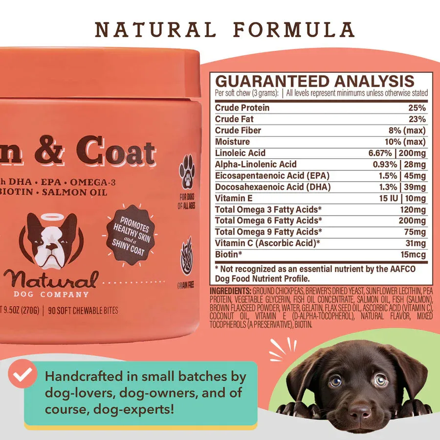 Natural Dog Company Skin & Coat Dog Supplements - Wholesale