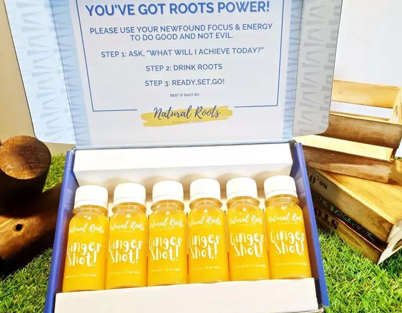 Natural Roots Ginger Shots (Box of 6 Bottles) [GIFT BOX]