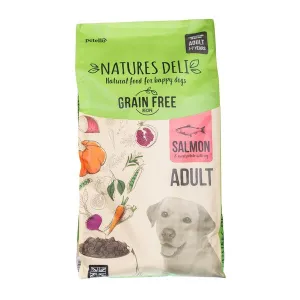 Natures Deli Adult Grain Free Salmon and Sweet Potato Dry Dog Food 2/12kg