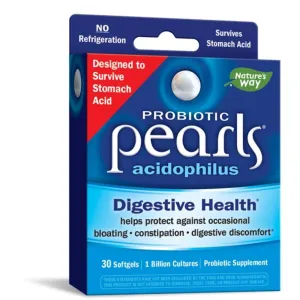 Nature's Way Probiotic Pearls Acidophilus 30 Capsules