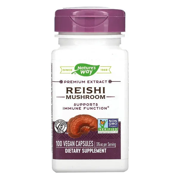 Nature's Way Reishi Mushroom 188 mg, 100 capsules