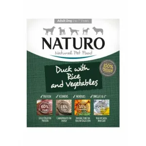 Naturo Canine Adult Tray Wet Dog Food Duck & Rice With Vegetables